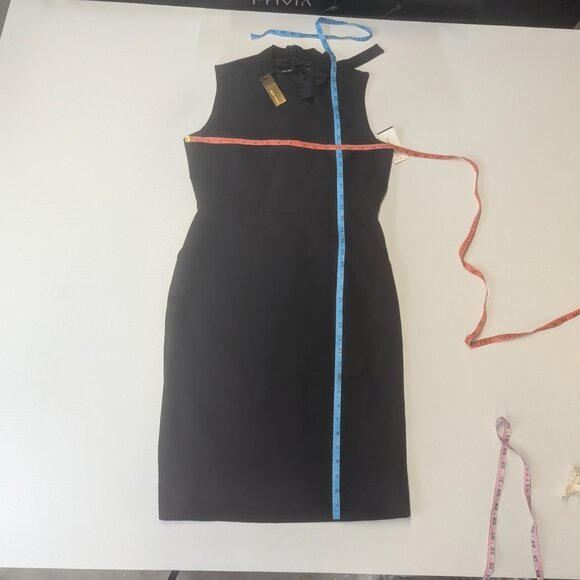 NWT Alexia Admore Sleeveless Black Dress Size Small - Picture 3 of 15